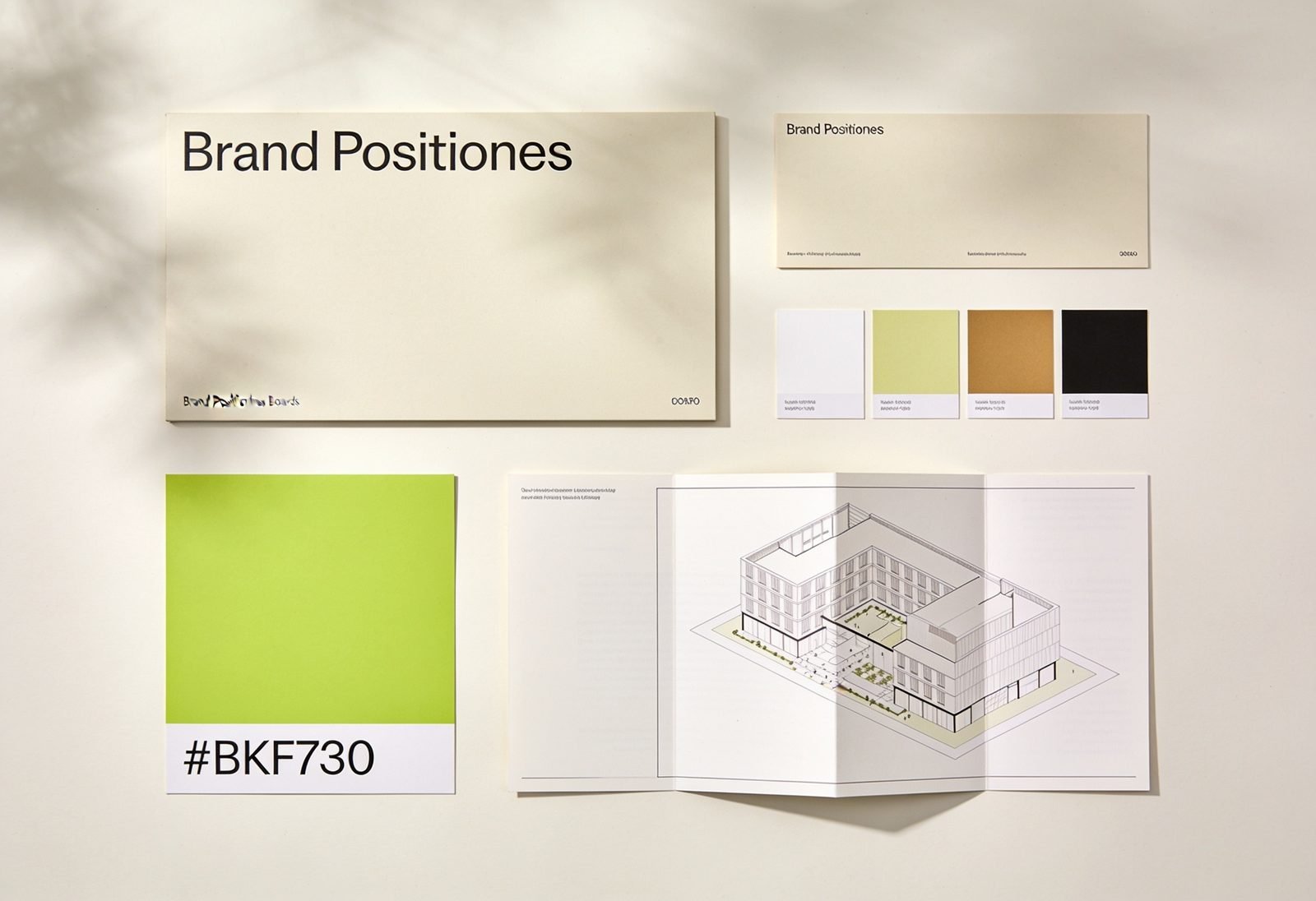 Materiais de estratégia de marca / Brand strategy boards and swatches